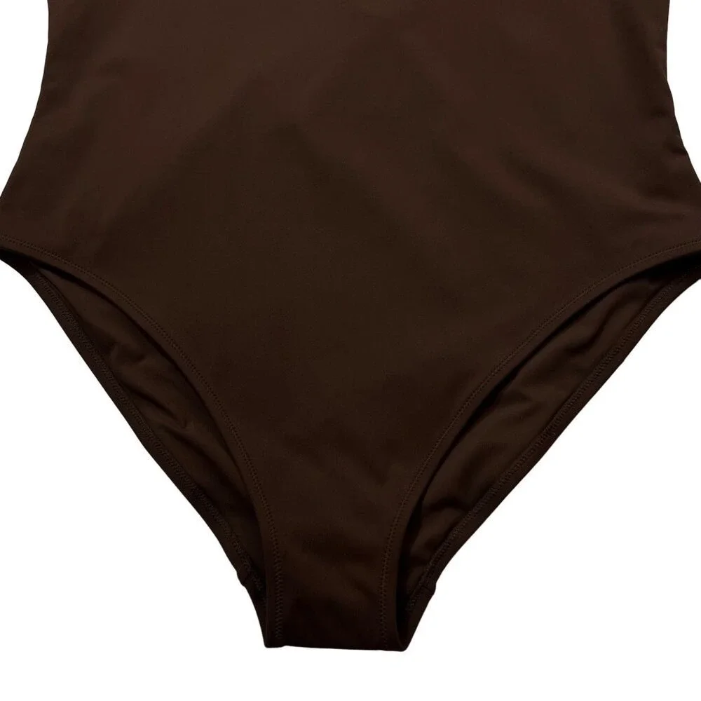 SKIMS Shaping Swim Cami One Piece‎ Cocoa Womens 3X